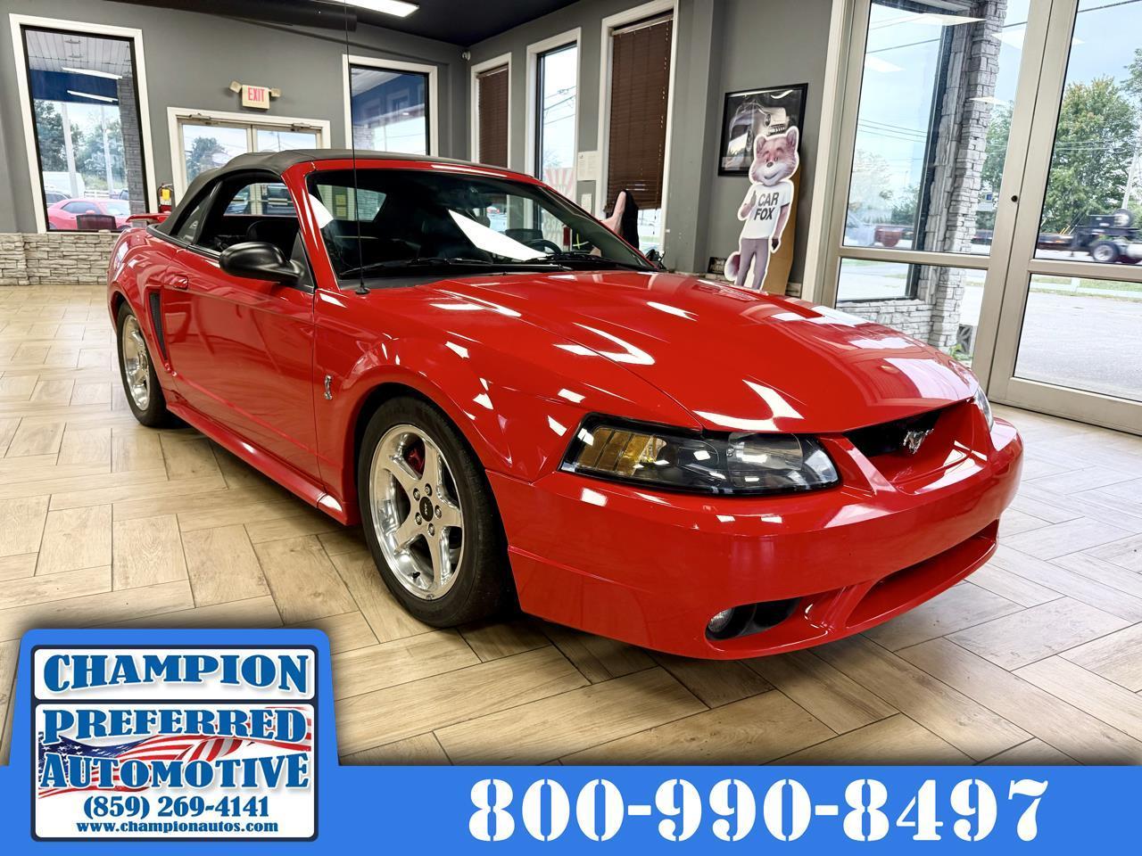 2001 Ford Mustang 2dr Convertible SVT Cobra