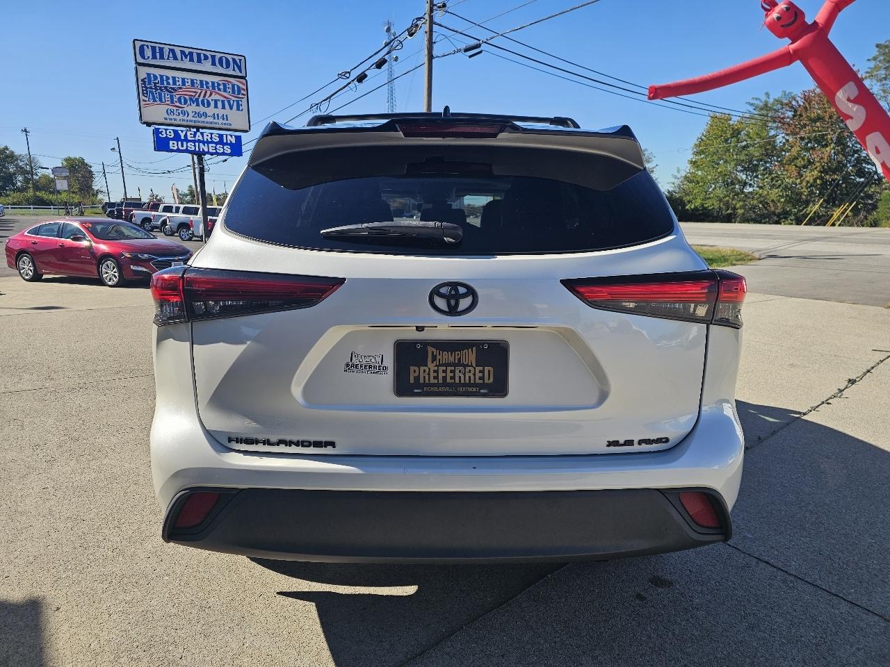 Toyota Highlander XLE AWD (Natl) 2021