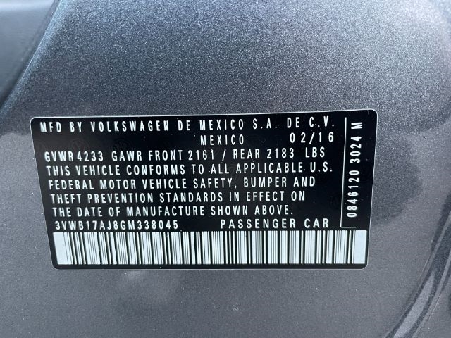 Volkswagen Jetta Sedan  2016