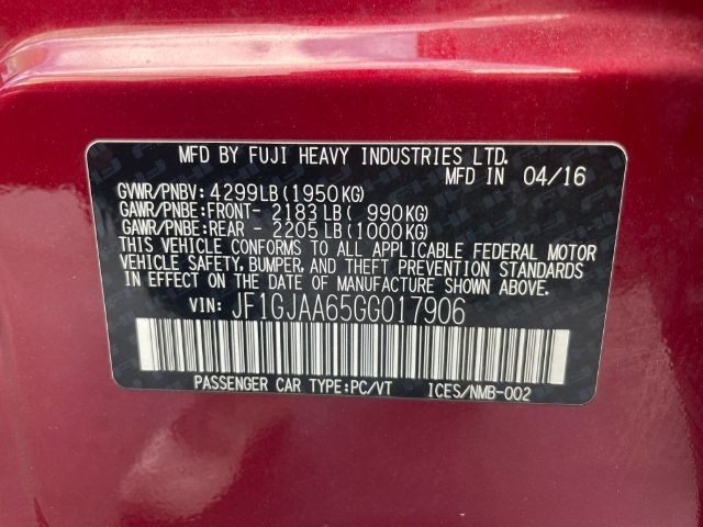 Subaru Impreza Sedan  2016