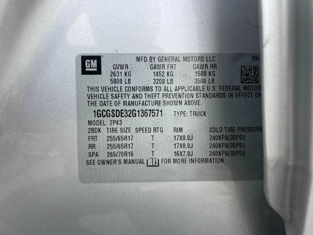 Chevrolet Colorado  2016