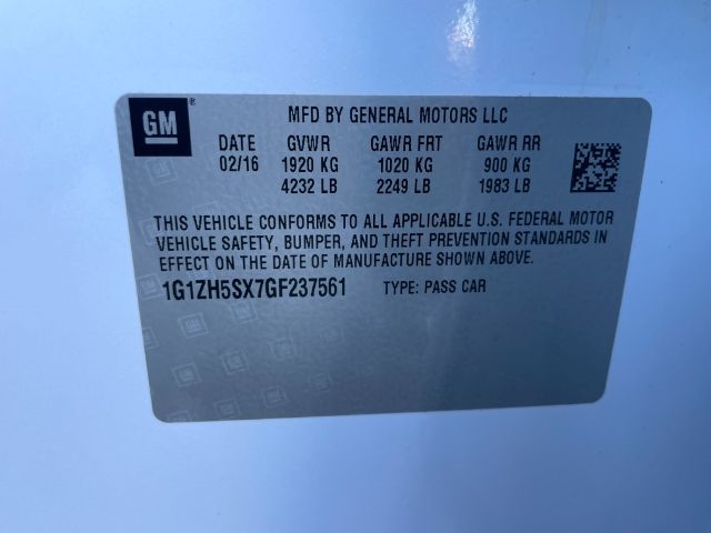 Chevrolet Malibu  2016