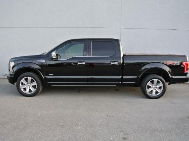 Shadow Black 2016 Ford F-150 Platinum SuperCrew LB 4WD Pickup Truck Four-Wheel Drive Automatic