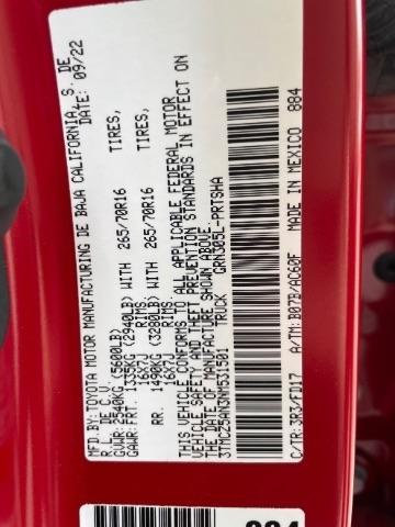 Toyota Tacoma 4WD  2022