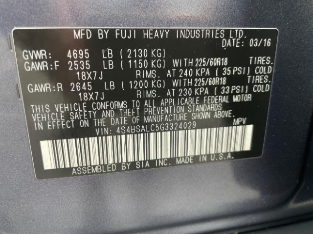 Subaru Outback  2016