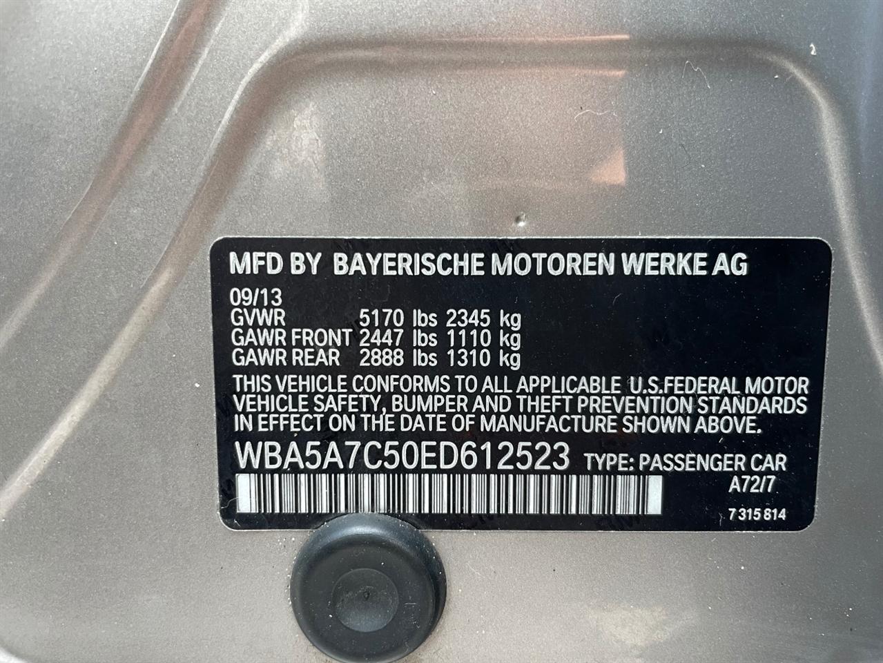 BMW 5 Series  2014