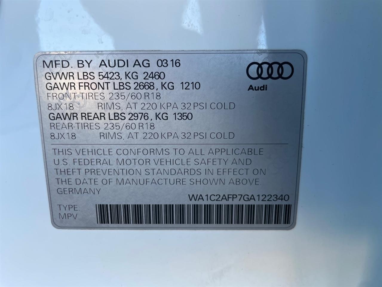 Audi Q5  2016