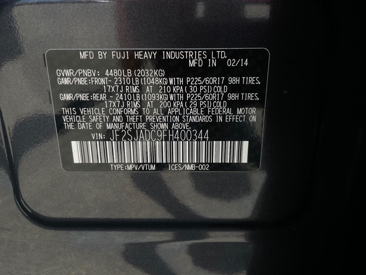 Subaru Forester  2015