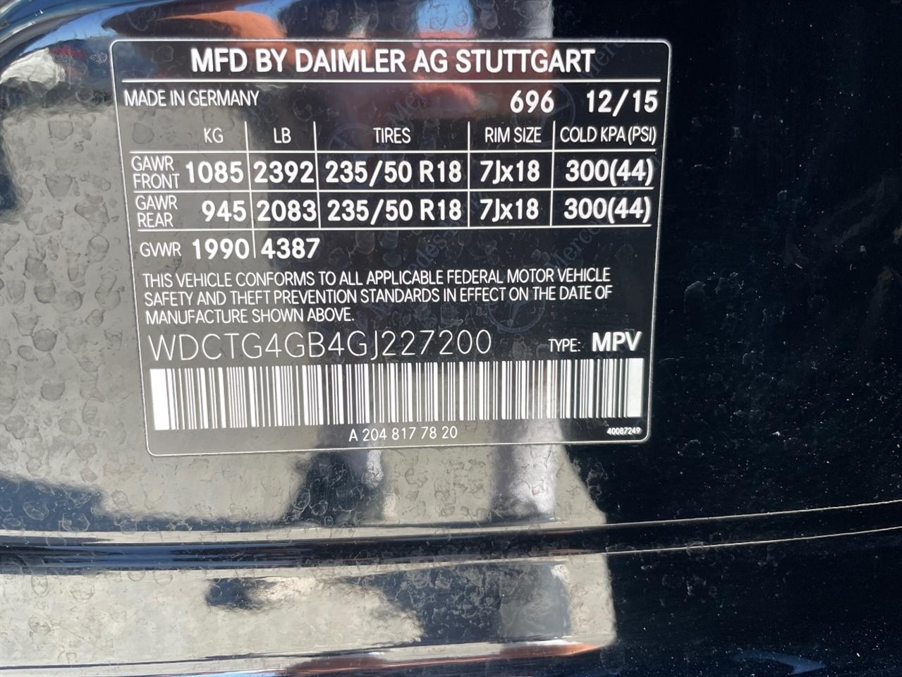 Mercedes-Benz GLA  2016