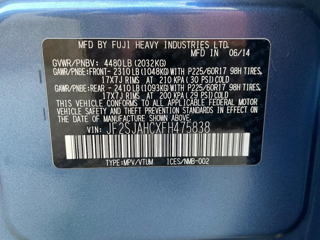 Subaru Forester  2015