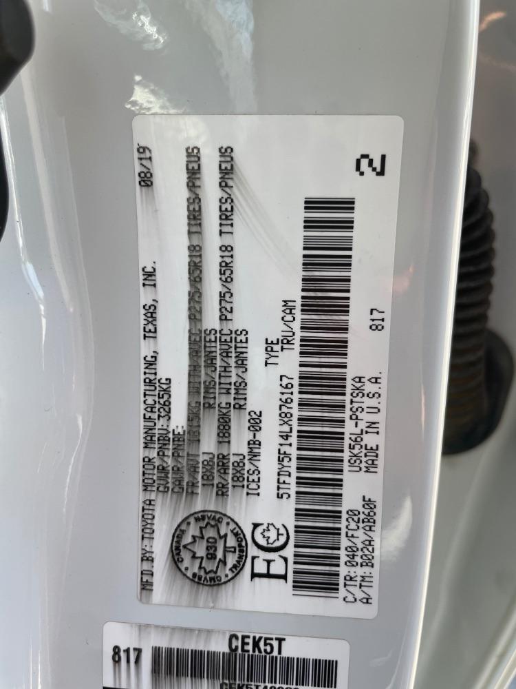 Toyota Tundra 4WD  2020