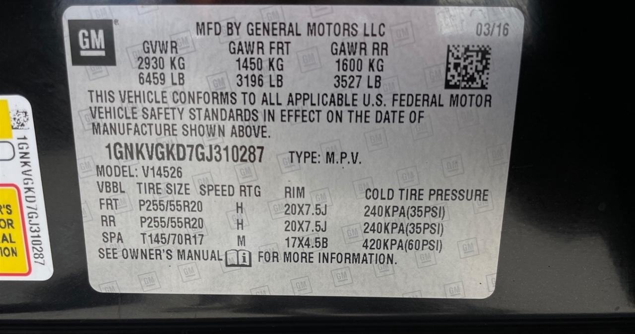 Chevrolet Traverse  2016