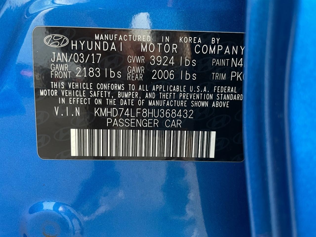 Hyundai Elantra  2017