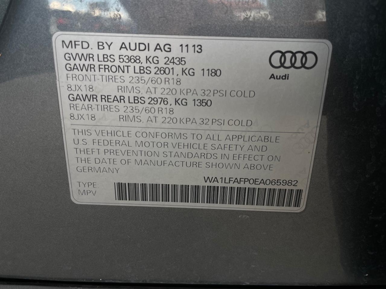 Audi Q5  2014