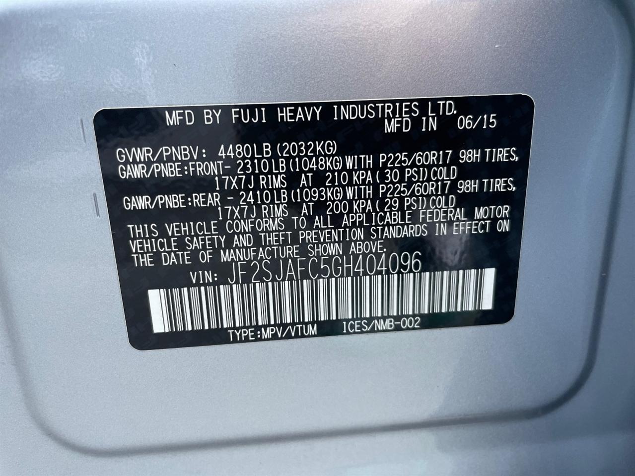 Subaru Forester  2016