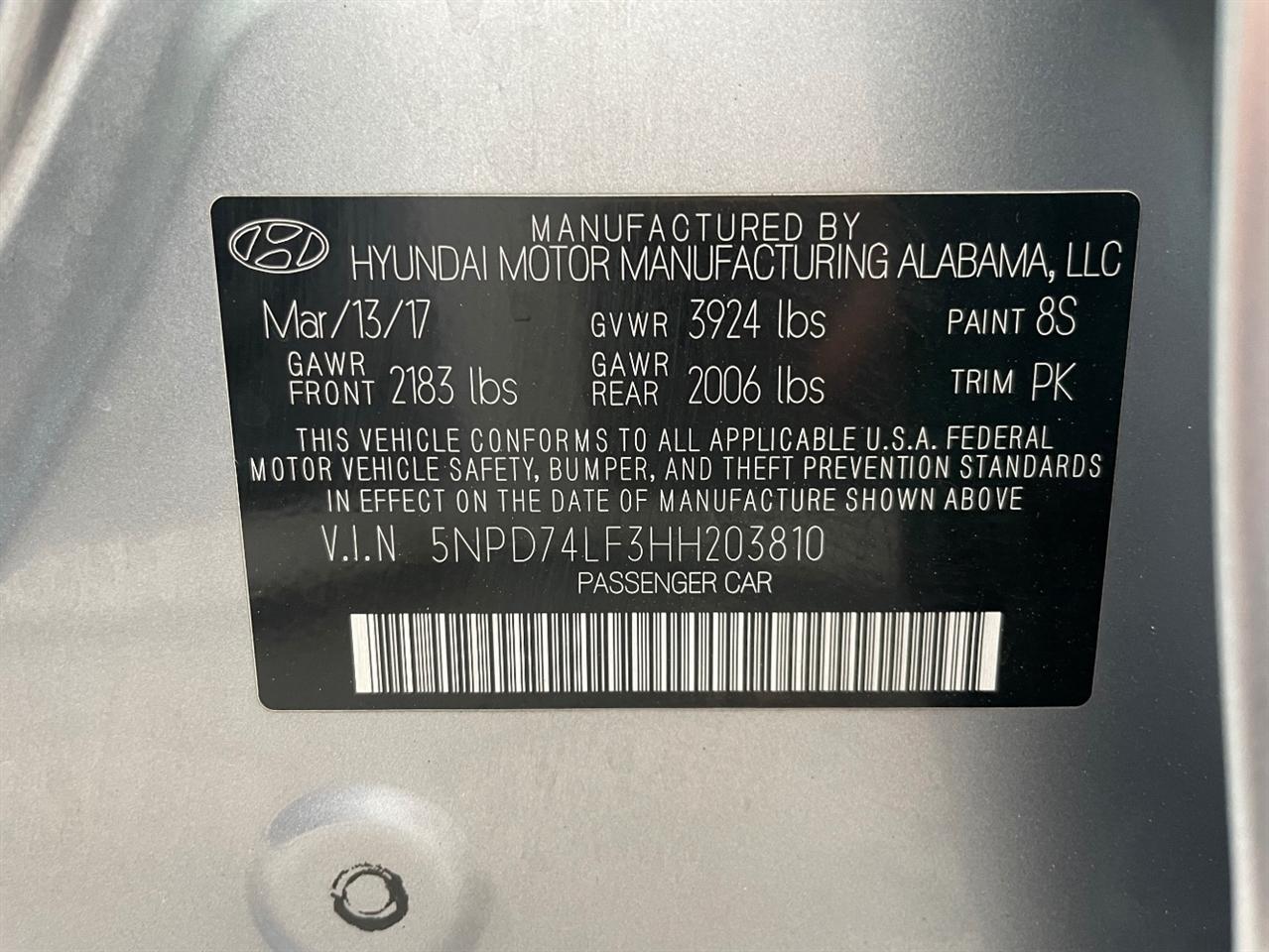 Hyundai Elantra  2017