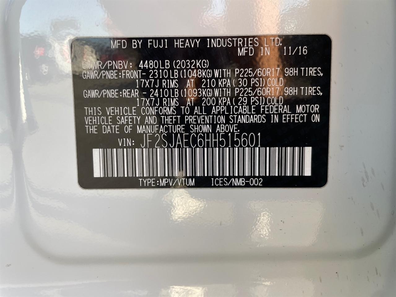 Subaru Forester  2017