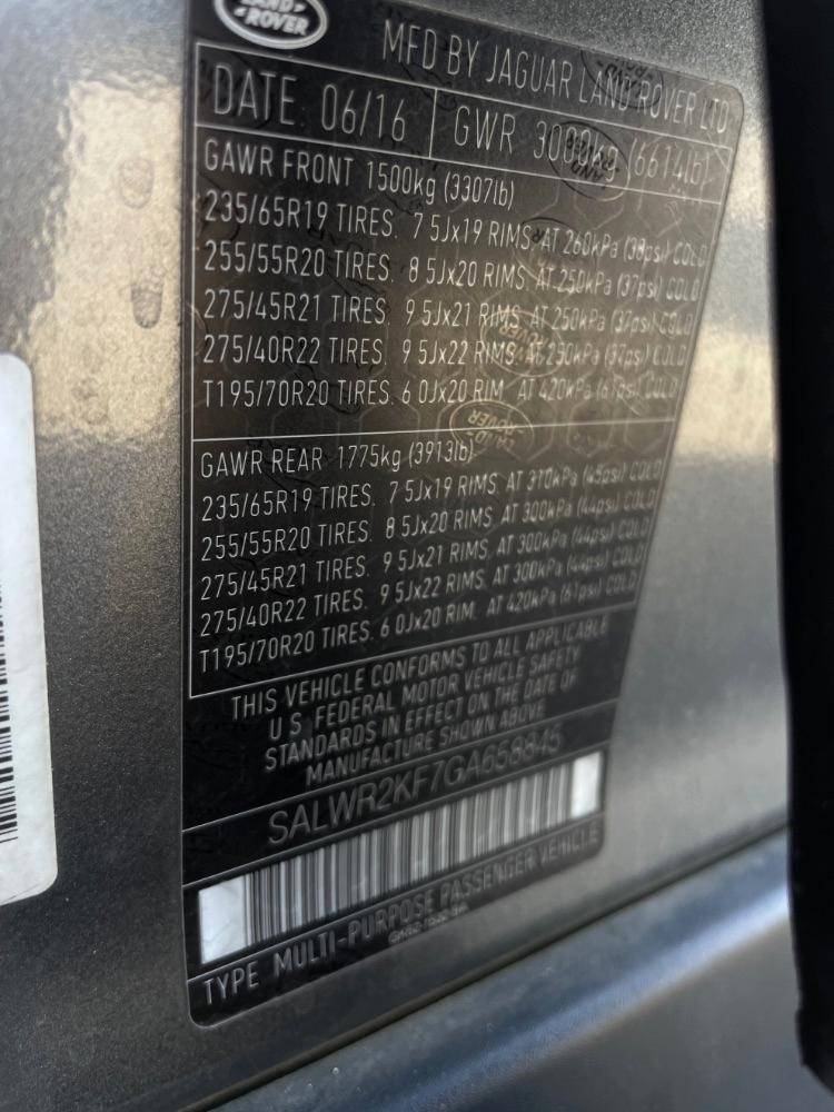 Land Rover Range Rover Sport  2016