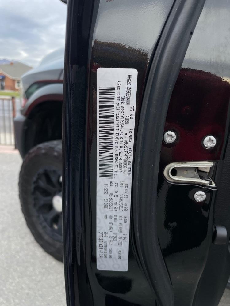 RAM 2500  2018