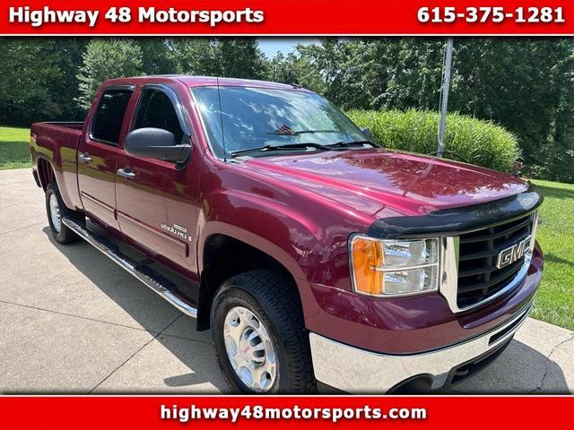 BURGND 2008 GMC Sierra 2500HD Pickup Truck Four-Wheel Drive Automatic