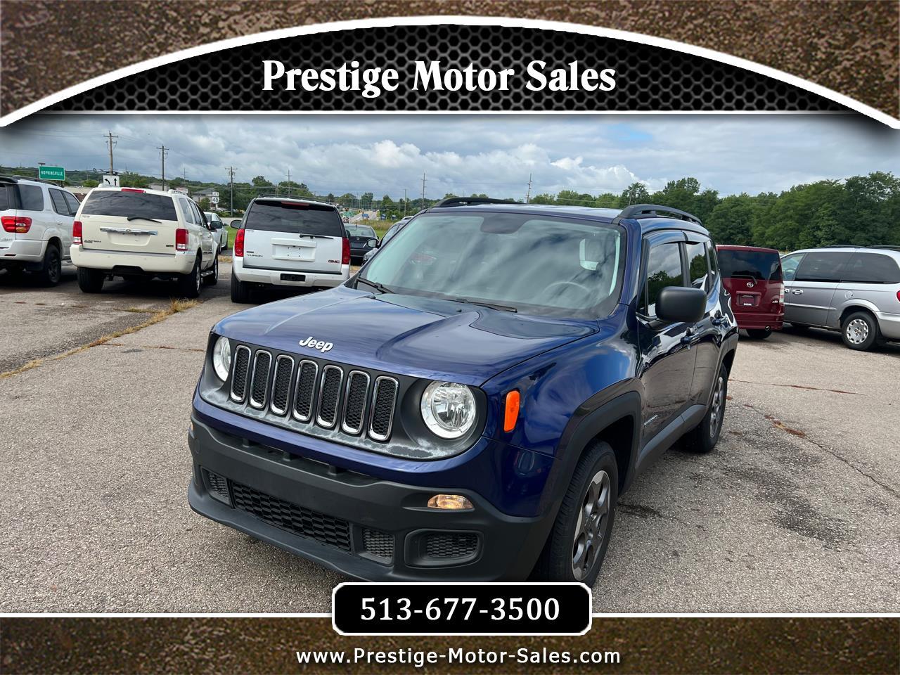 Used 2017 Jeep Renegade Sport FWD for Sale in Maineville OH 45039 Prestige Motor Sales