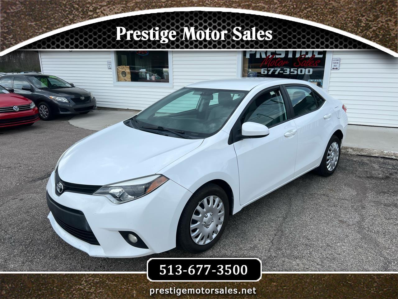 Toyota Corolla S Premium CVT 2014