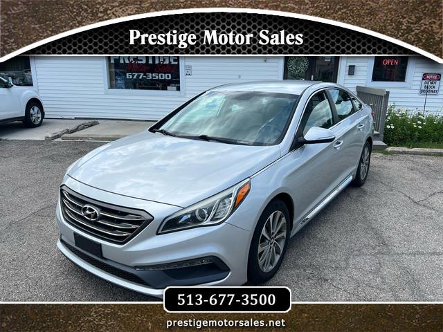 Silver 2015 Hyundai Sonata Sedan Front-Wheel Drive Automatic