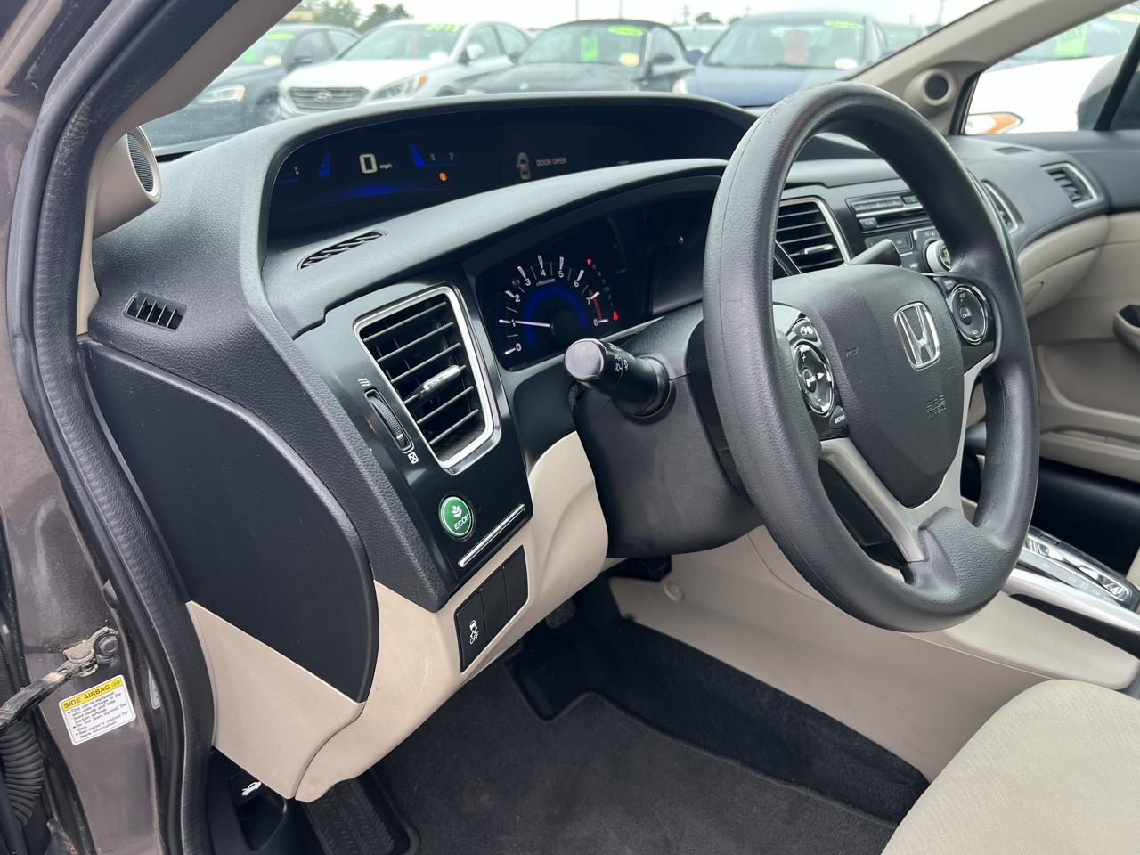 Honda Civic EX Sedan 5-Speed AT 2013