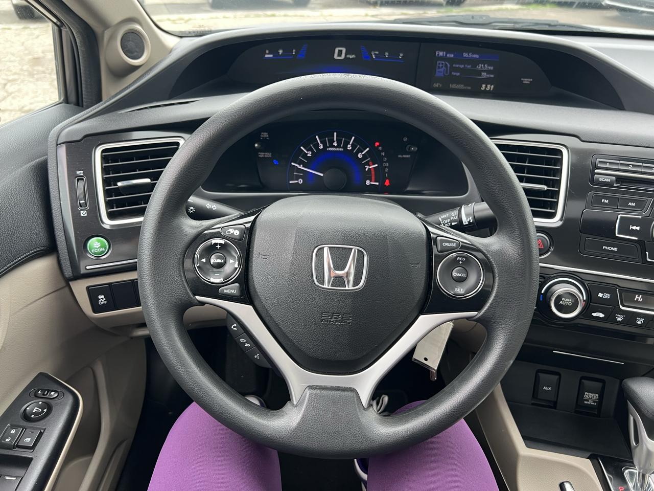 Honda Civic EX Sedan 5-Speed AT 2013