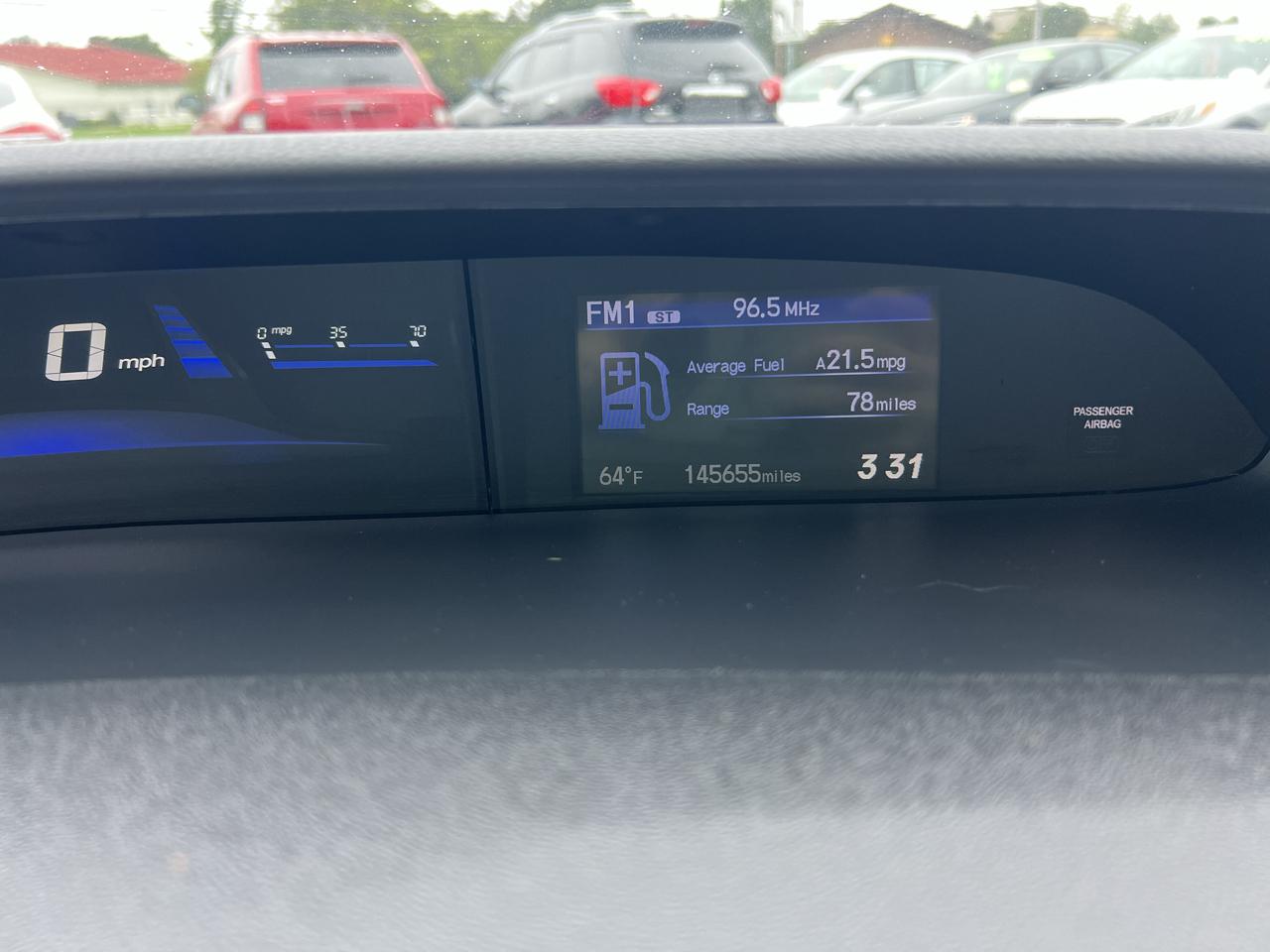 Honda Civic EX Sedan 5-Speed AT 2013