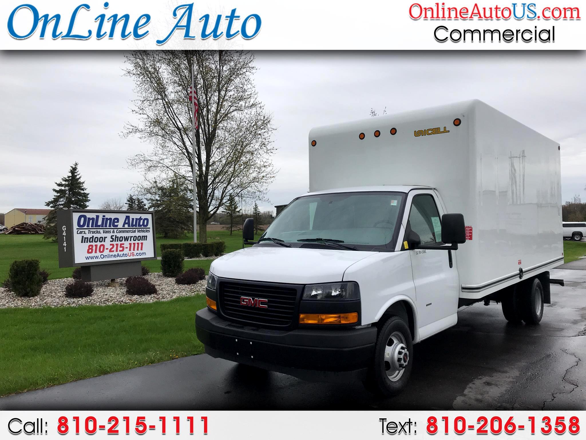 Used 2018 GMC Savana Cutaway 16' BOX TRUCK G3500 for Sale in Fenton MI