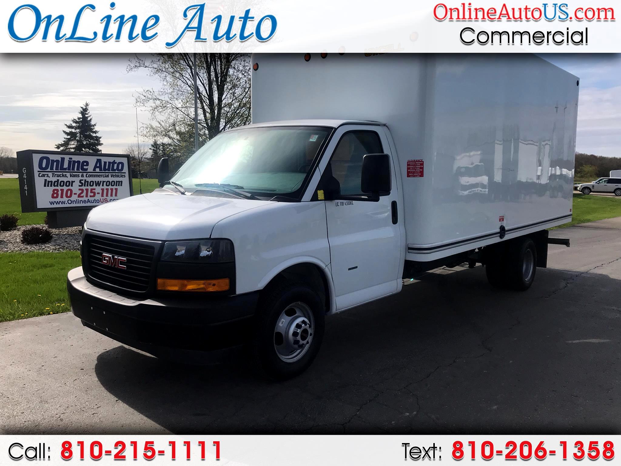 Used 2018 GMC Savana Cutaway 16' BOX TRUCK G3500 for Sale in Fenton MI