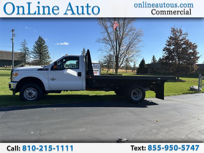 2012 Ford Super Duty F-350 DRW F350 12' FLATBED DEISEL