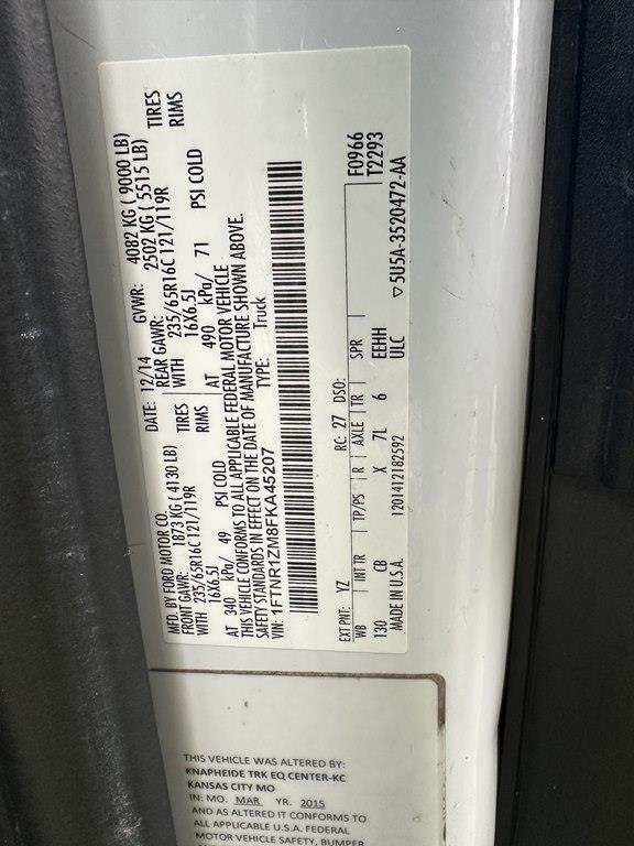 Ford Transit Cargo Van  2015