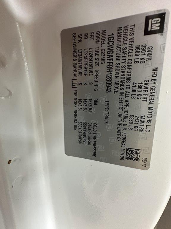 Chevrolet Express Cargo Van  2017