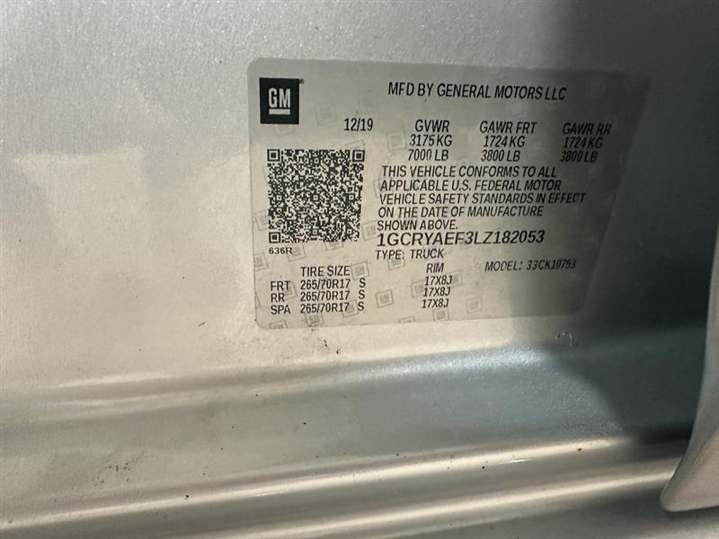 Chevrolet Silverado 1500  2020