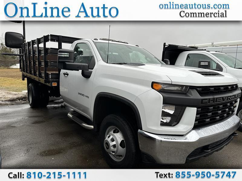 2020 Chevrolet Silverado 3500HD FLATBED W/ LIFT GATE 4WD
