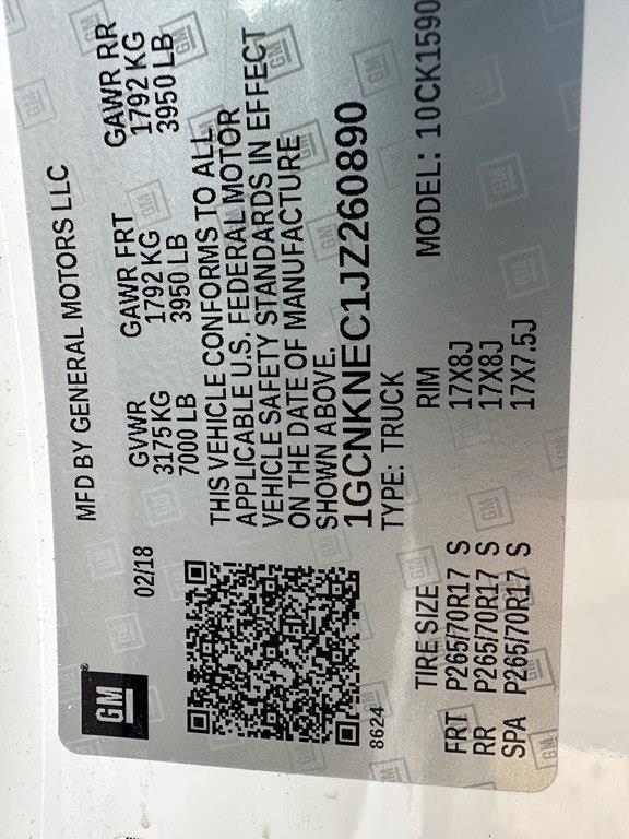 Chevrolet Silverado 1500  2018