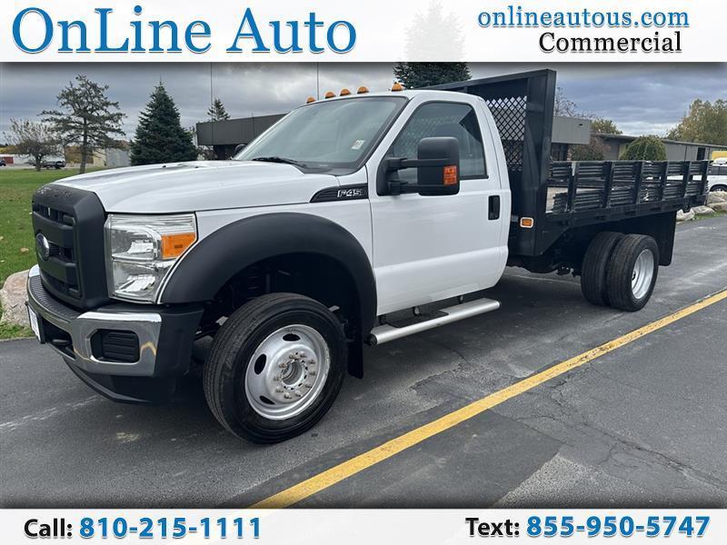 2016 Ford F-450 SD SD F450 FLAT BED TRUCK GAS