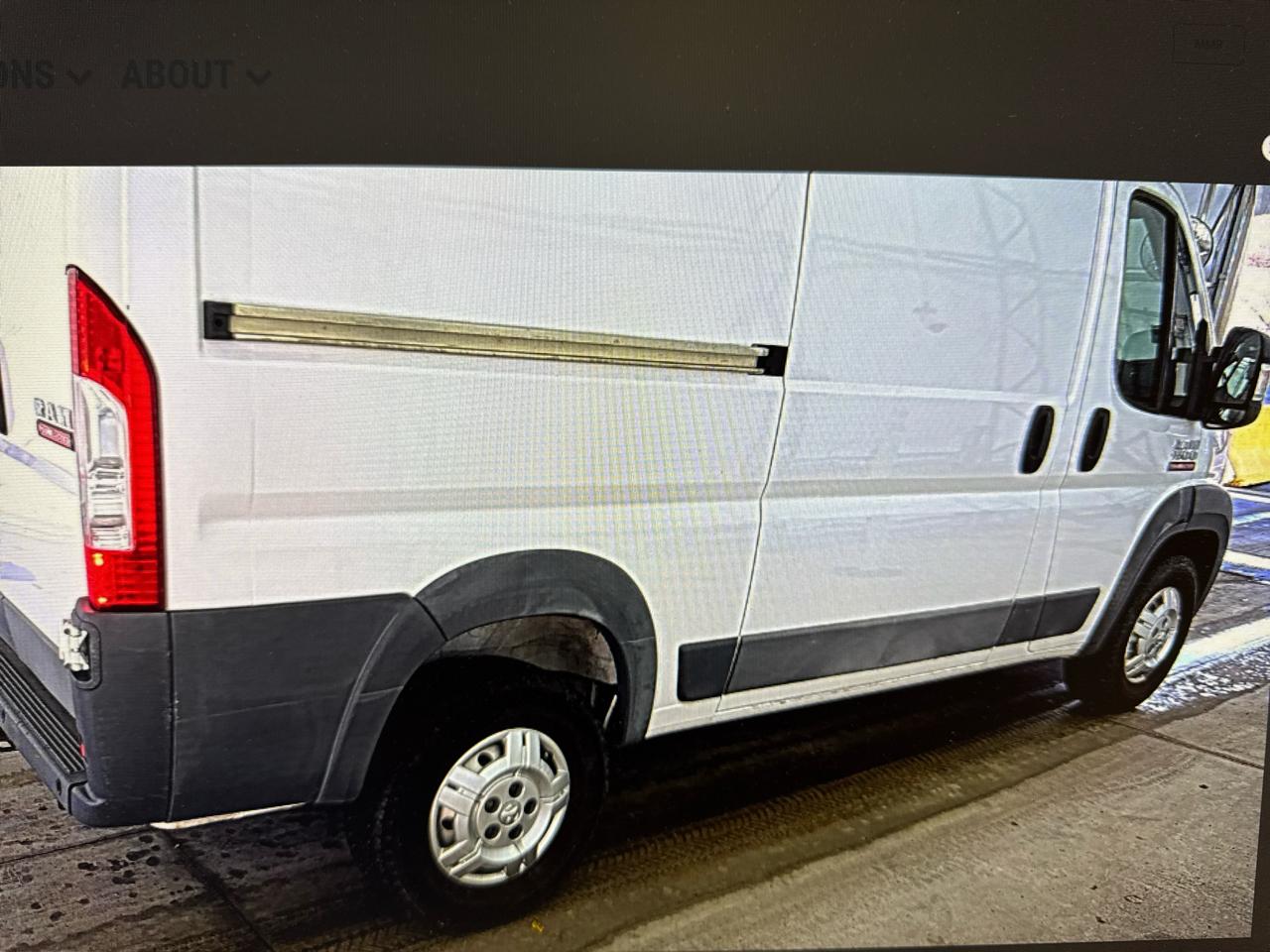 RAM Promaster 1500 Low Roof Tradesman 136-in. WB 2017