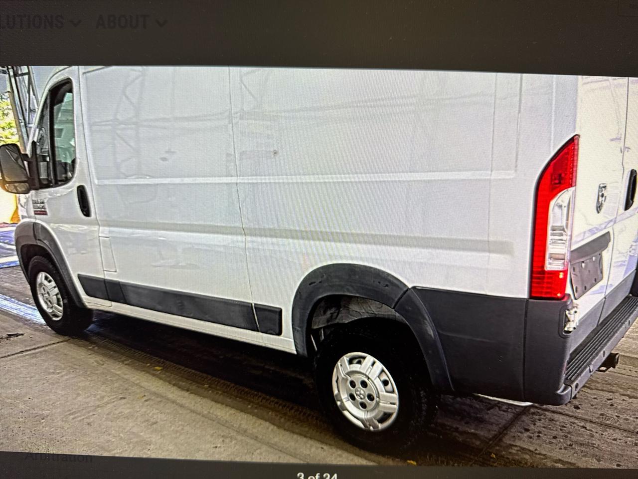 RAM Promaster 1500 Low Roof Tradesman 136-in. WB 2017