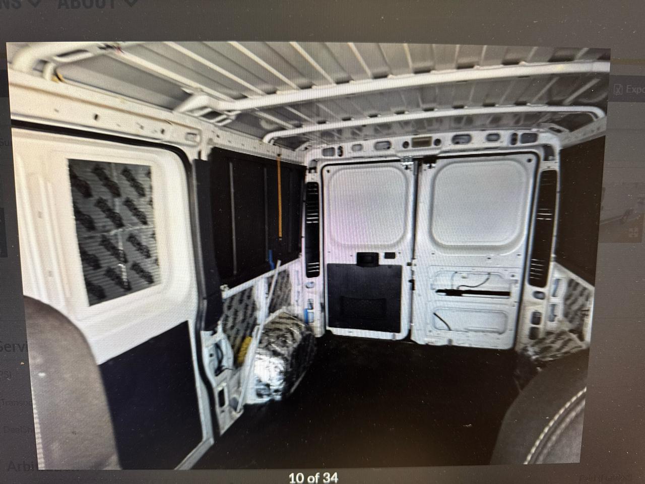 RAM Promaster 1500 Low Roof Tradesman 136-in. WB 2017