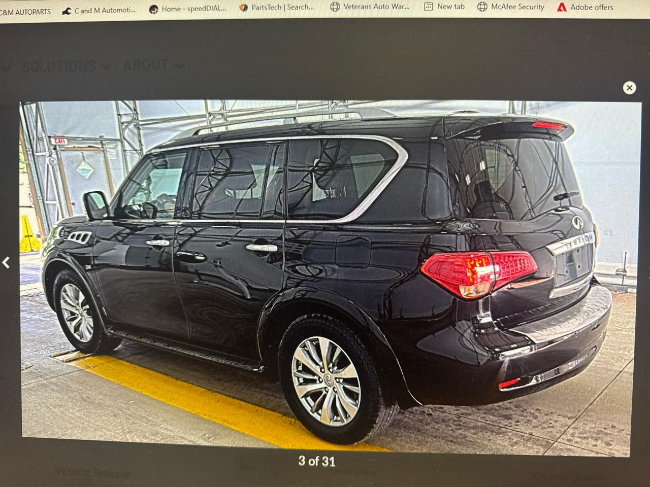 Infiniti QX80 4WD 2015