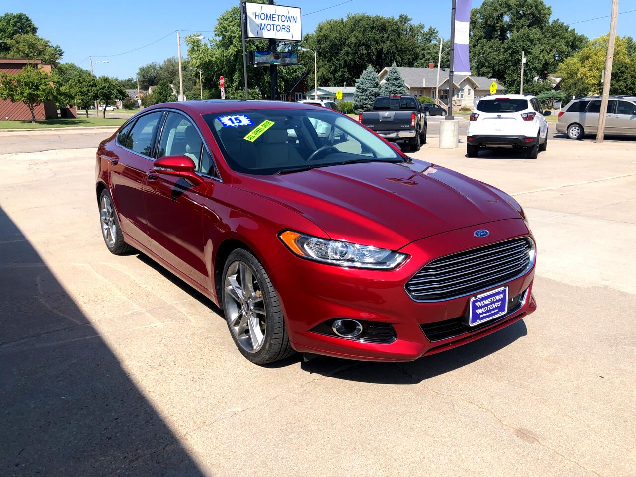 Used 2015 Ford Fusion TITANIUM for Sale in Mcpherson KS 67460 Hometown