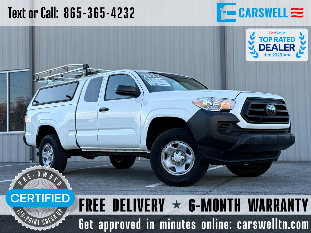 2022 Toyota Tacoma 2WD 2WD SR Access Cab 6' Bed I4 AT
