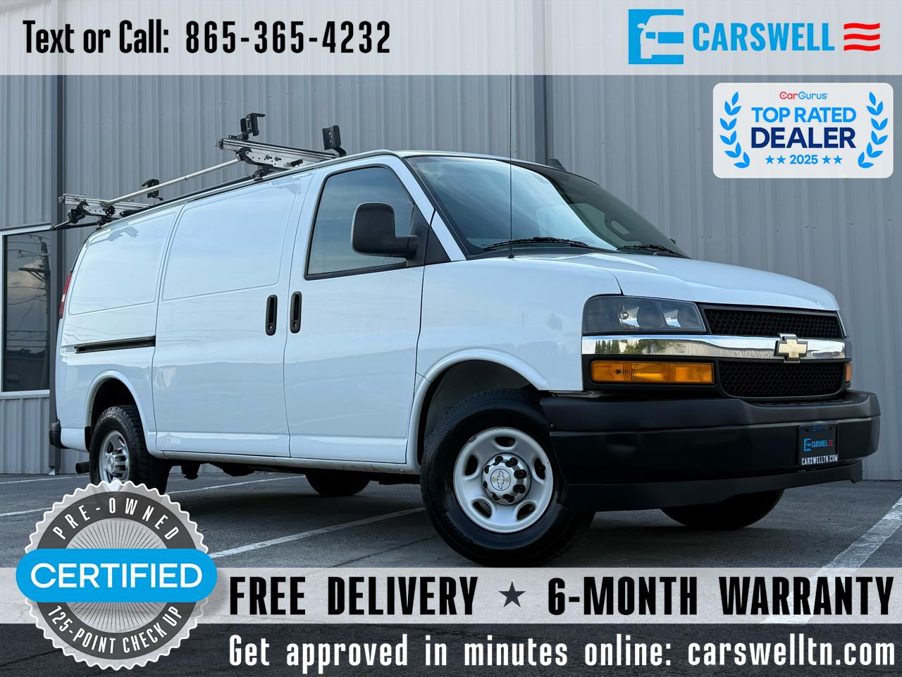 2020 Chevrolet Express Cargo Van Work Van