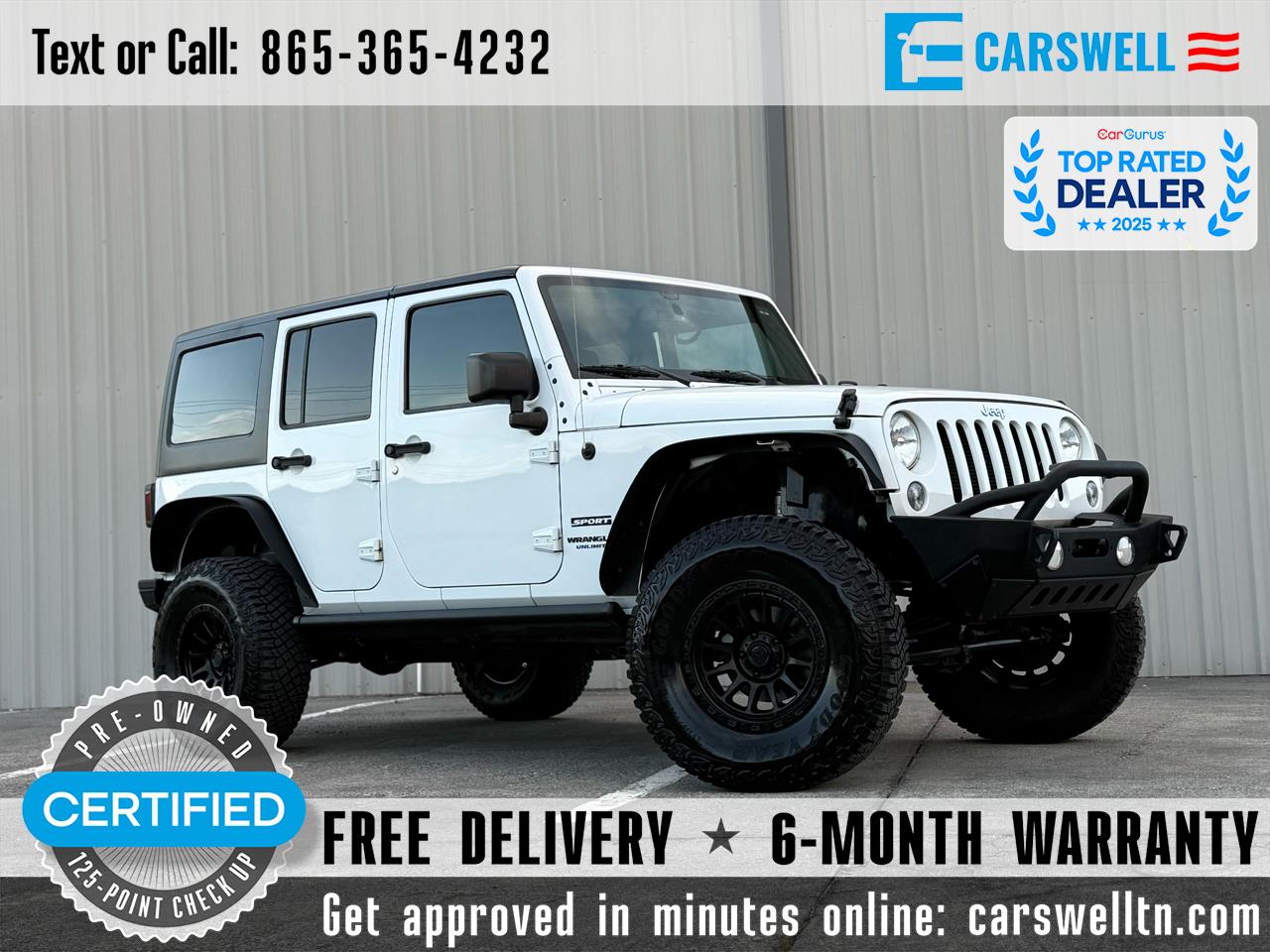 2016 Jeep Wrangler Unlimited Unlimited Sport