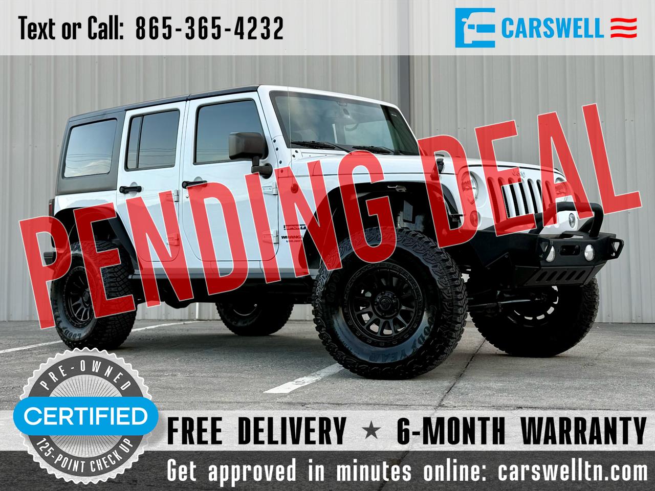 2016 Jeep Wrangler Unlimited Unlimited Sport