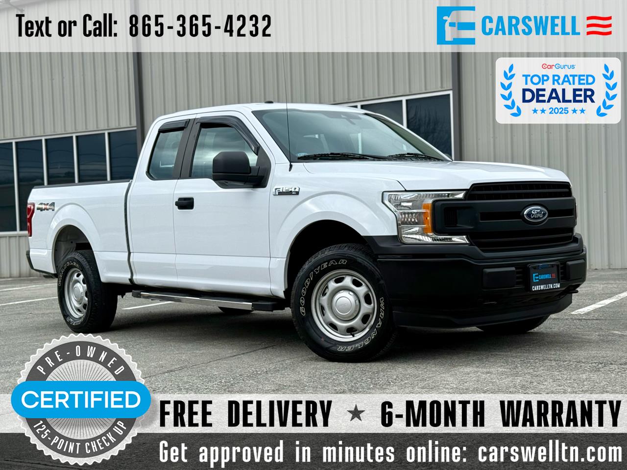 2019 Ford F-150 XL 4WD SuperCab 6.5' Box