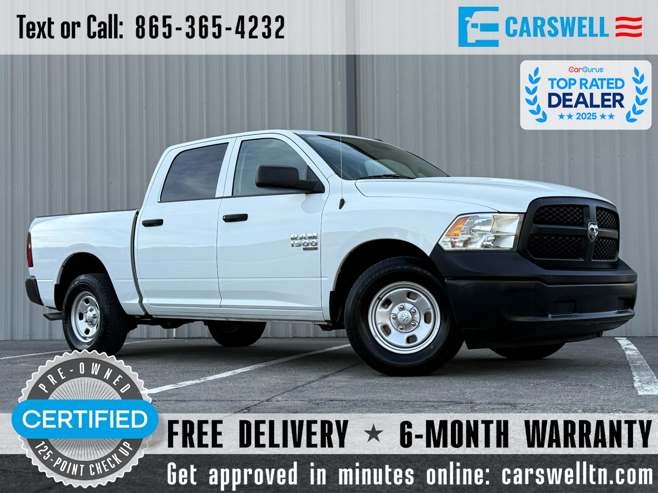 RAM 1500 Classic Tradesman 4x2 Crew Cab 5'7" Box 2023